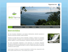 Tablet Screenshot of bioterraconsultores.com